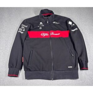 Alfa Romeo Formula One Full Zip Jacket XXL Black Red F1 CODE 0